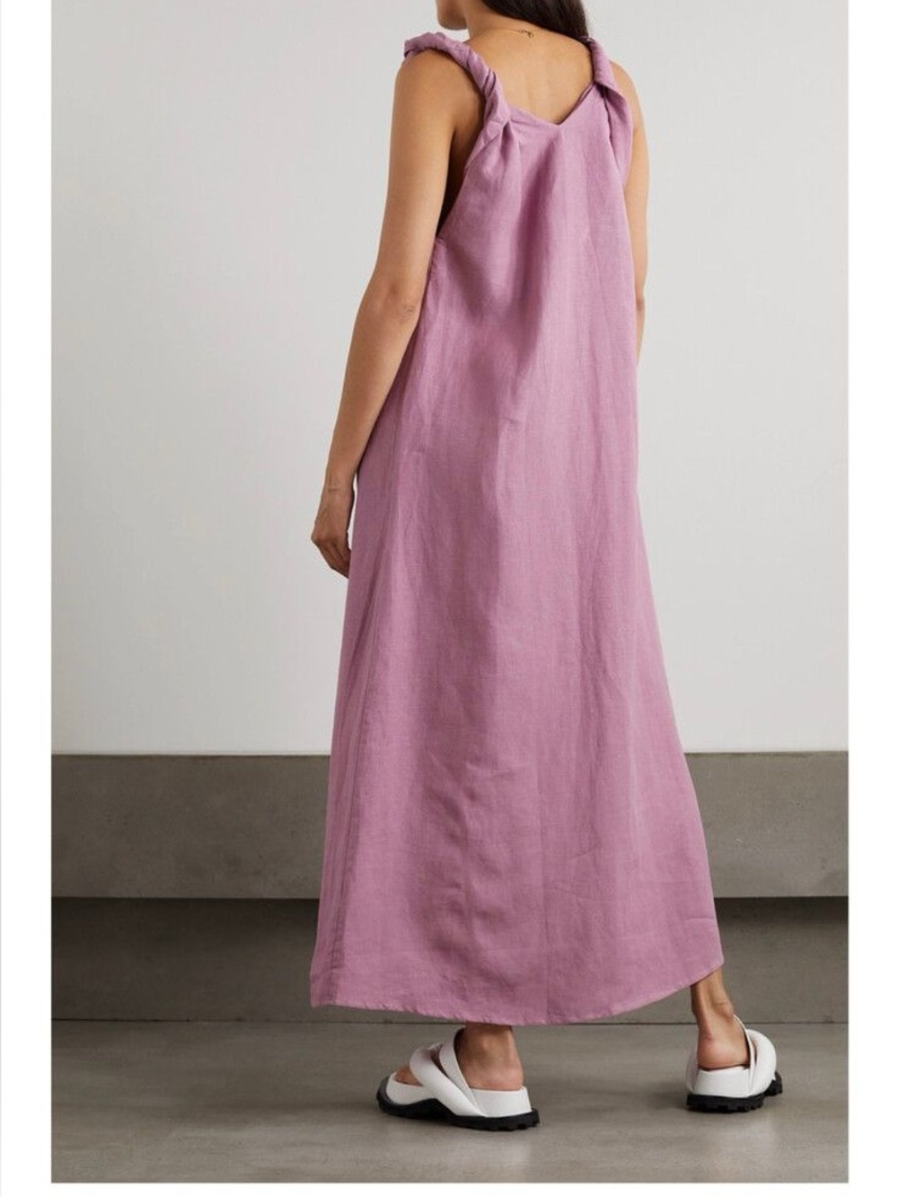Deiji Studios Linen Midi Dress